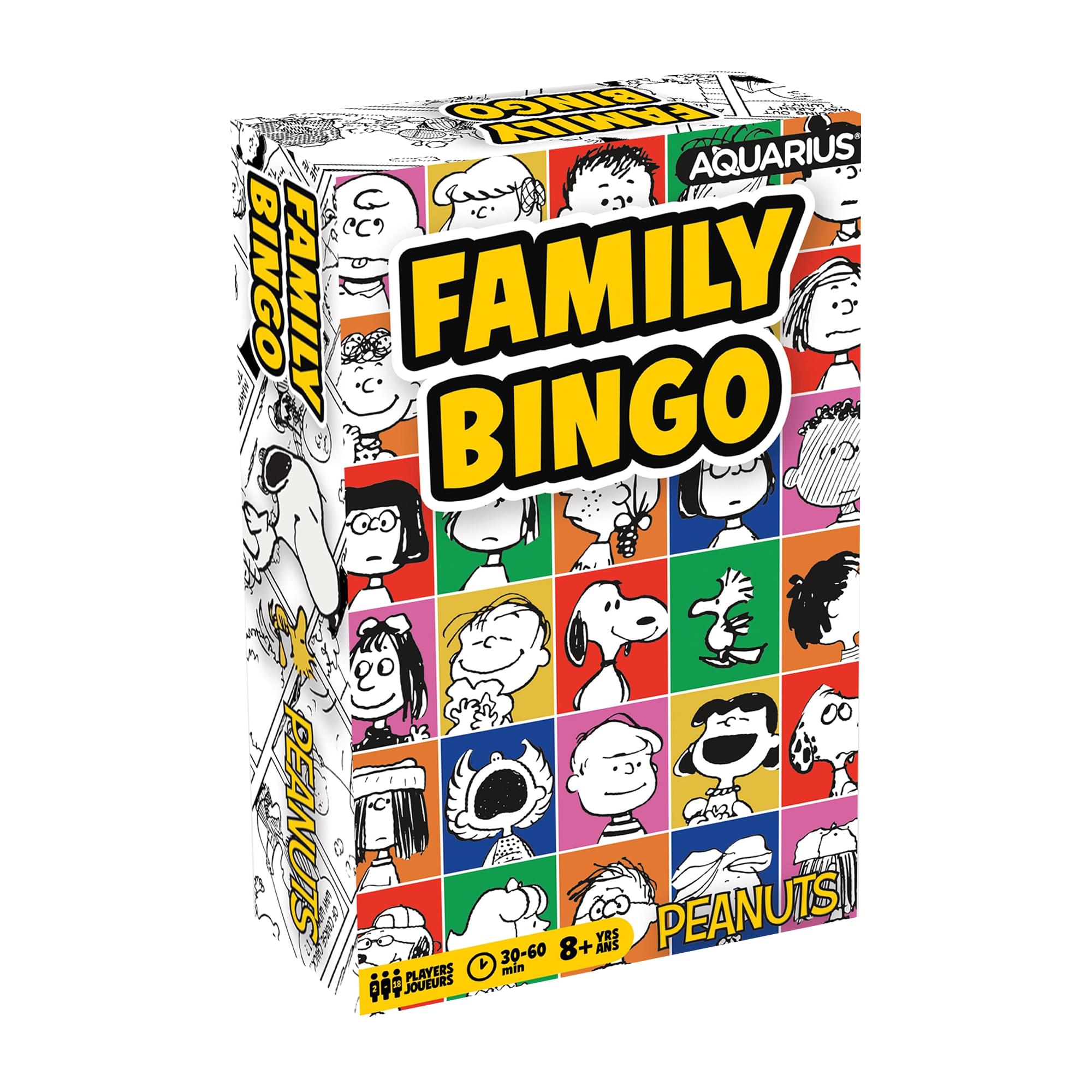 Peanuts 75th Anniversary Family Bingo Game