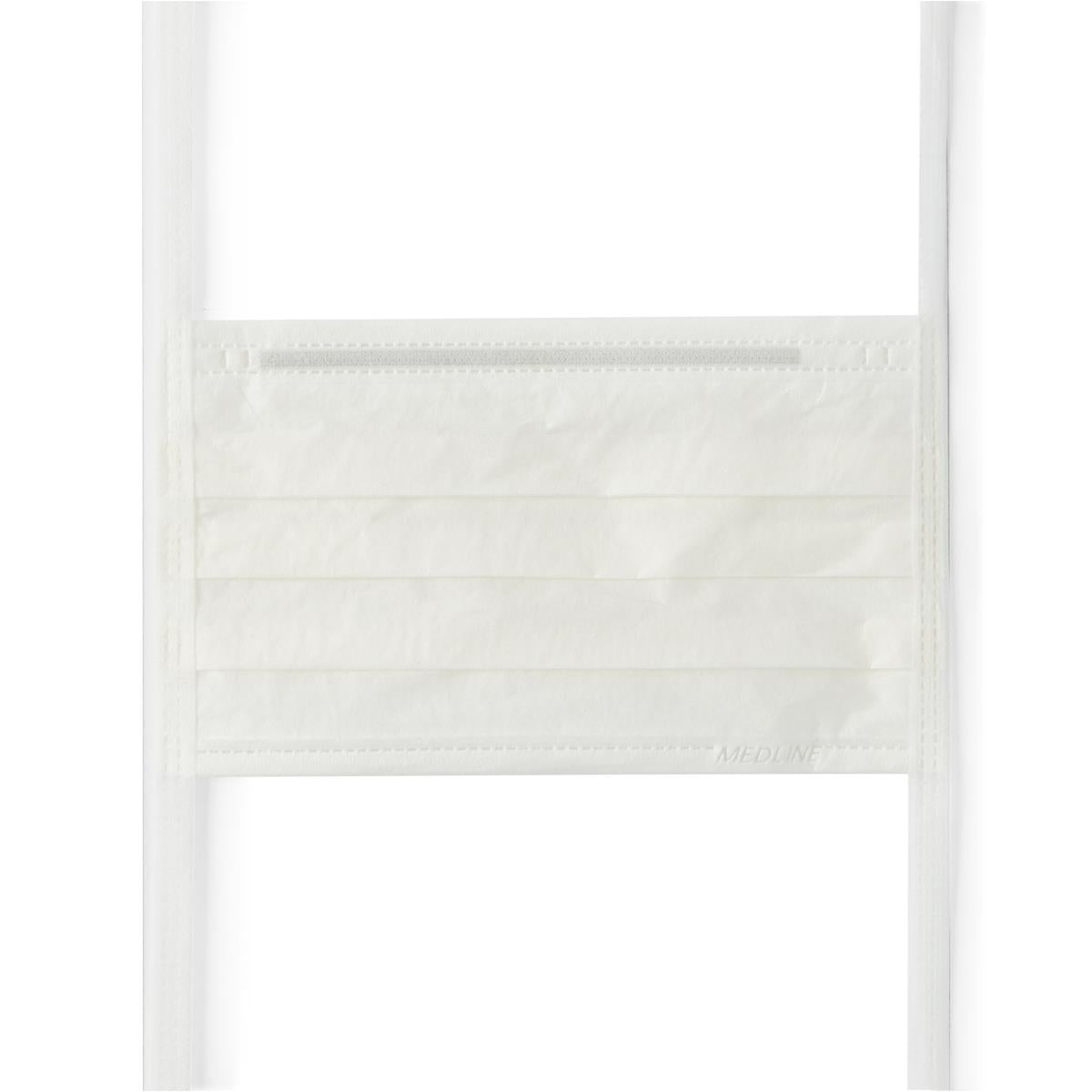 Hypoallergenic Filter Surgical Face Mask with Ties, White, Case of 300