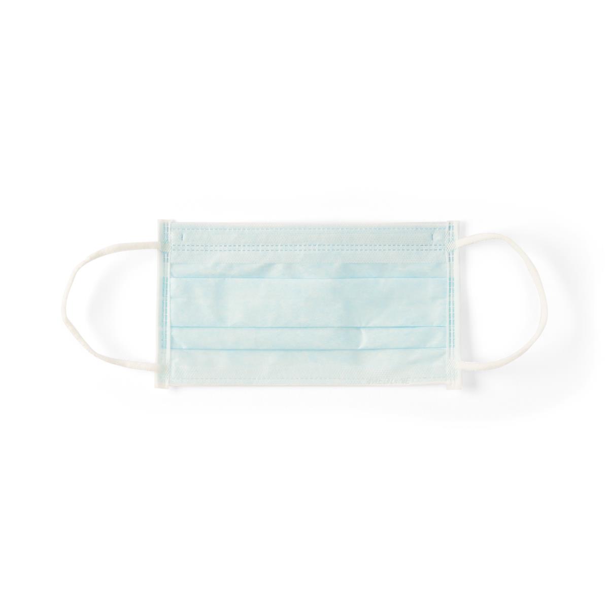 ASTM Level 1 Procedure Face Mask with Anti-Fog Strip and Ear Loops, Blue, Case of 300