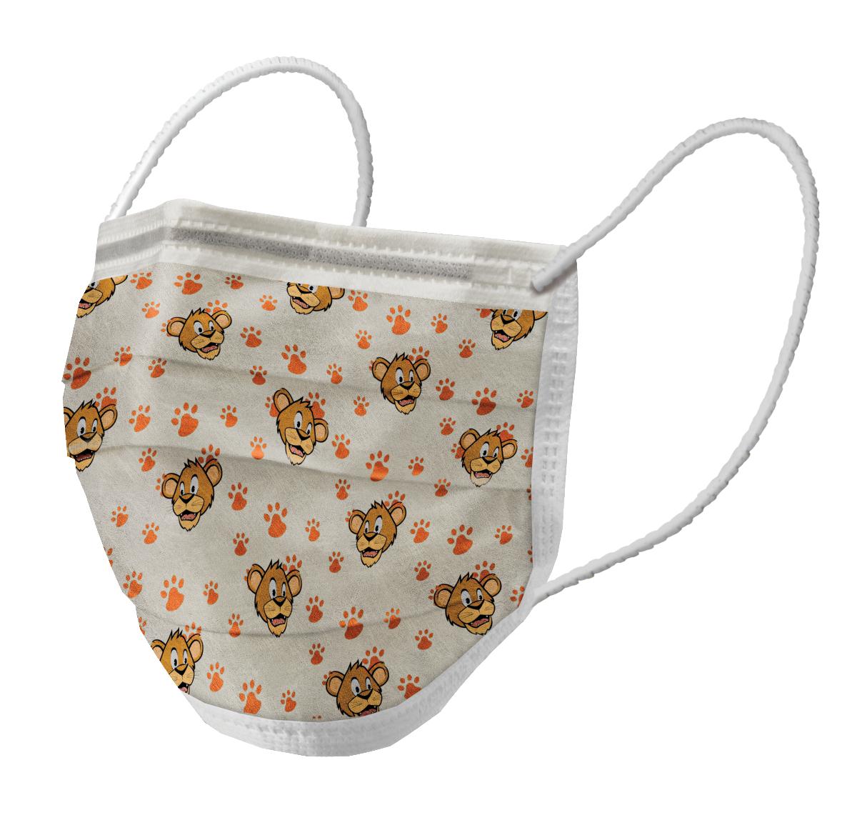 Adult Procedure Face Mask with Ear Loops, Pediatric Buddy Print, Case of 300