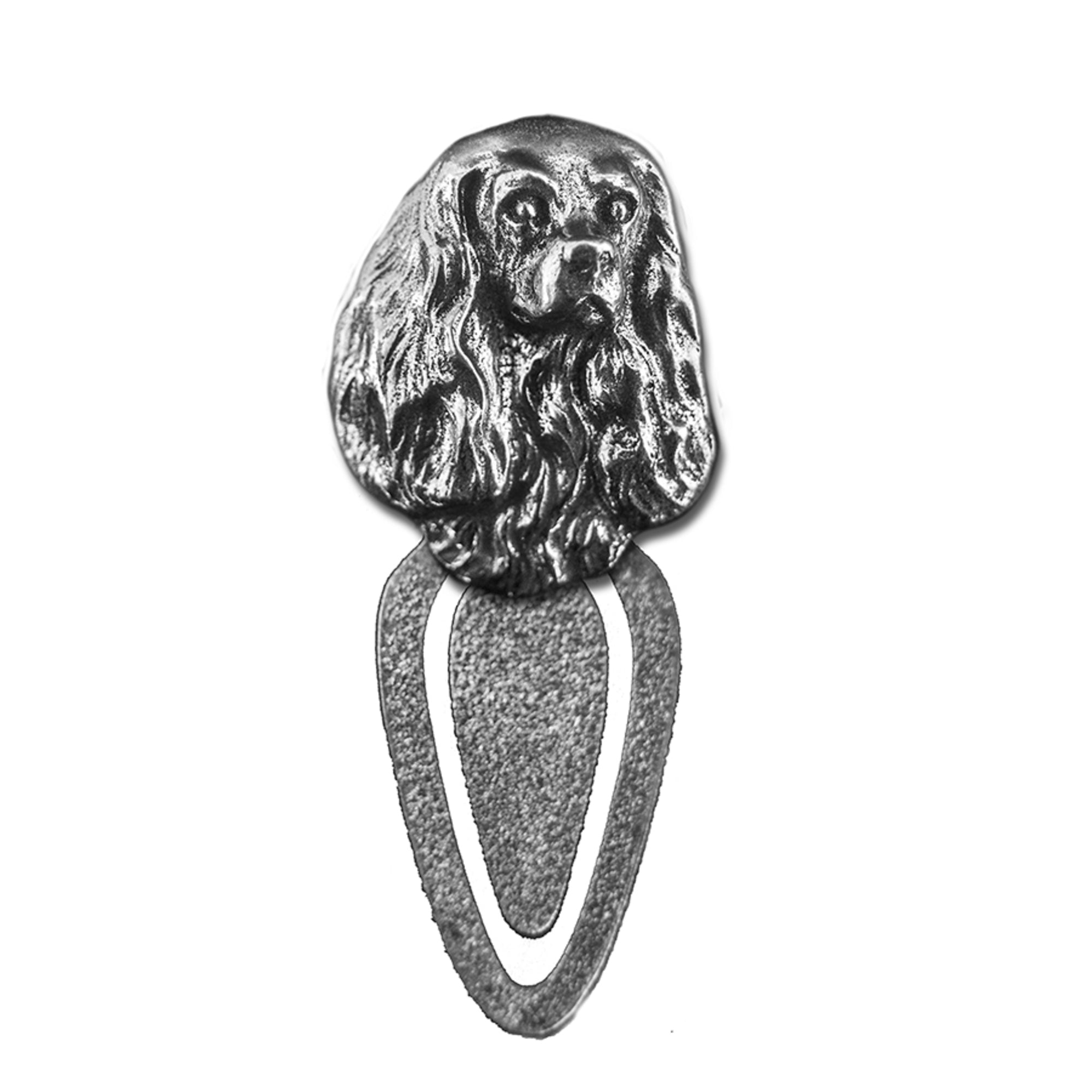New-Spin Metal Casting Cavalier King Charles Spaniel Bookmark