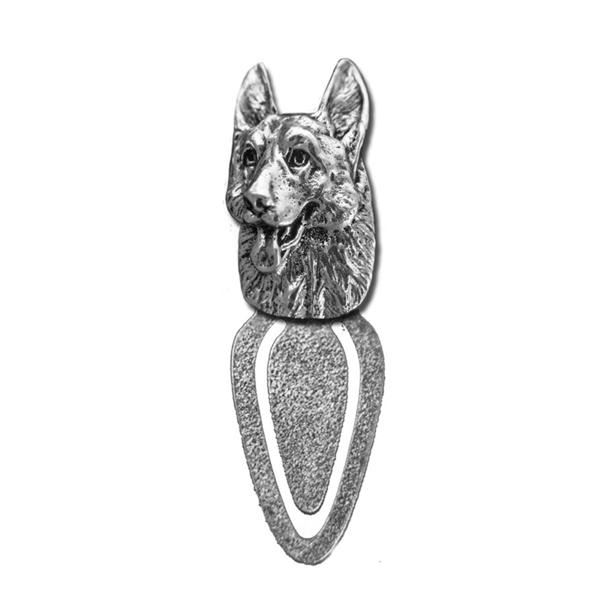 New-Spin Metal Casting German Shepherd Bookmark