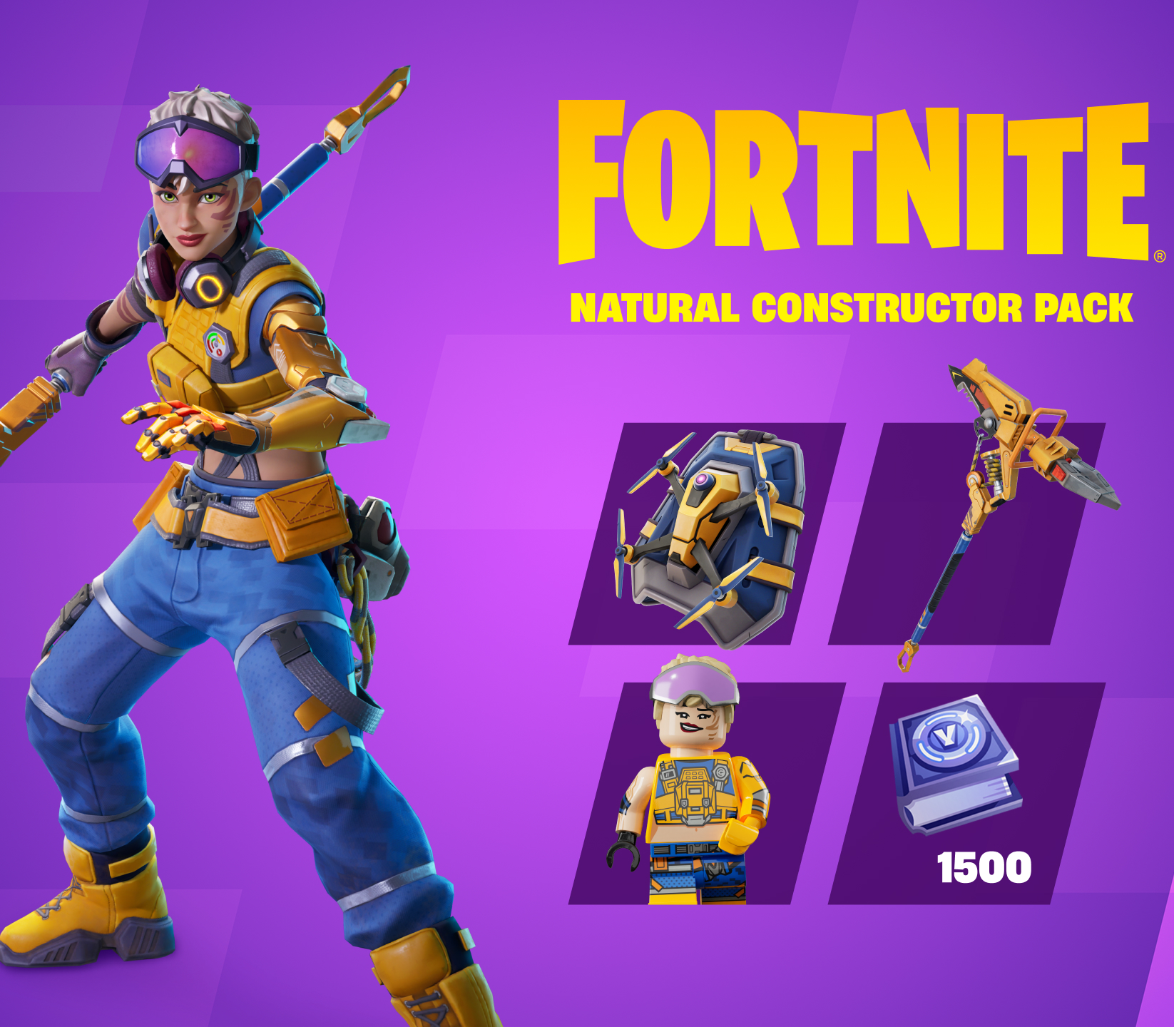 Fortnite - Natural Constructor Pack DLC US XBOX One - Xbox Series X|S CD Key