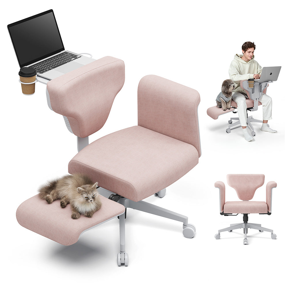 NEWTRAL Freedom-X-FB Multi-Posture Chair with Armrest Pink