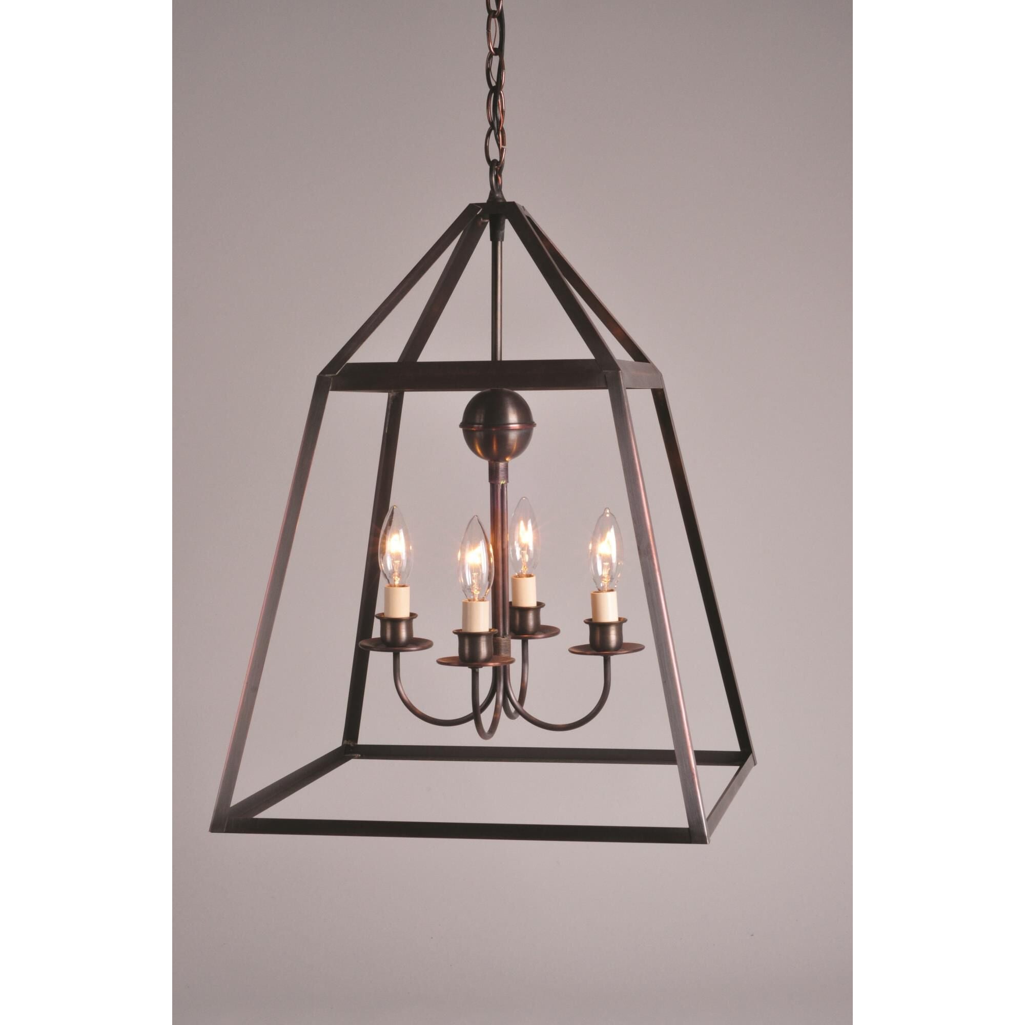 Northeast Lantern Appledore 16 Inch Cage Pendant Appledore - 9732-AC-LT4-NG - Transitional