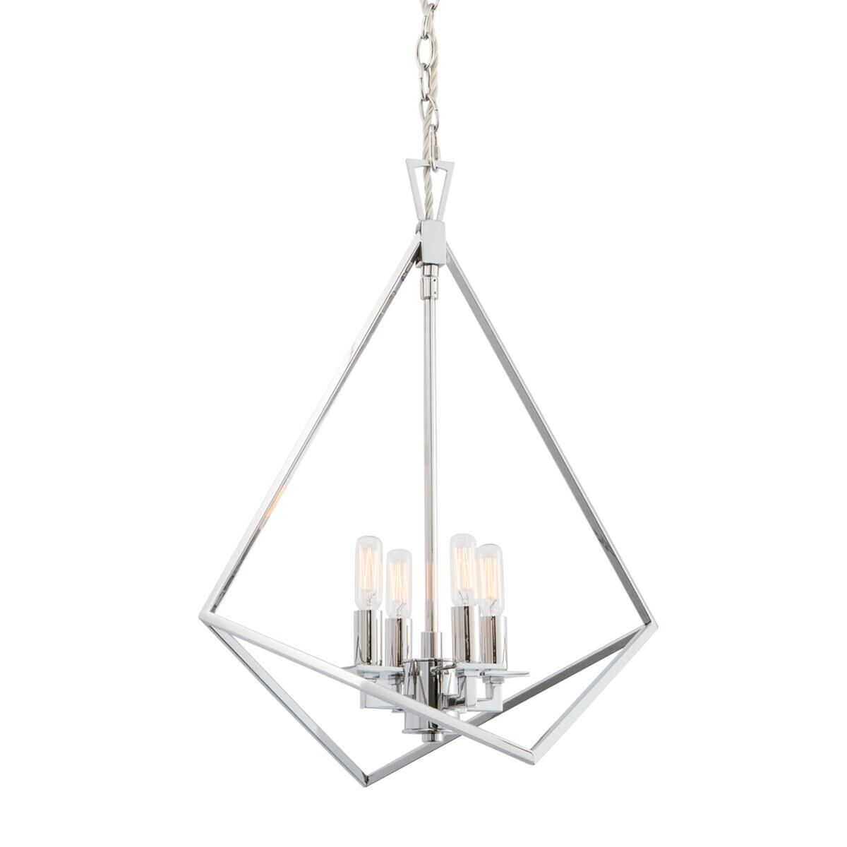 Norwell Cage 23 Inch Large Pendant Cage - 5388-PN-NG - Modern Contemporary