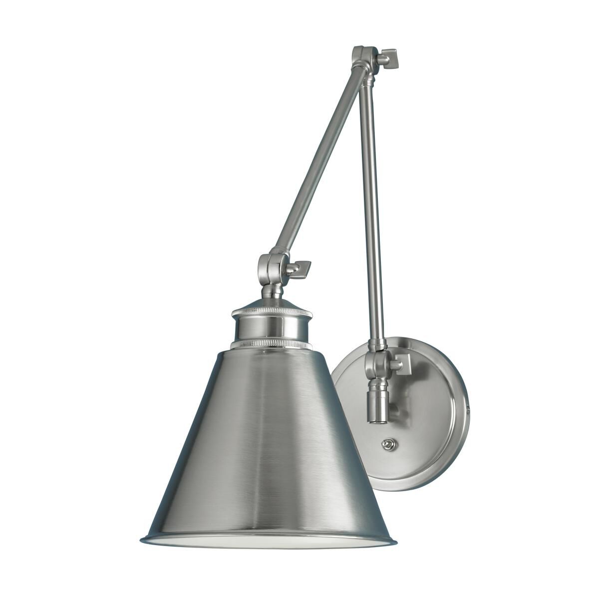 Norwell Aidan Wall Swing Lamp Aidan - 8475-BN-MS - Transitional