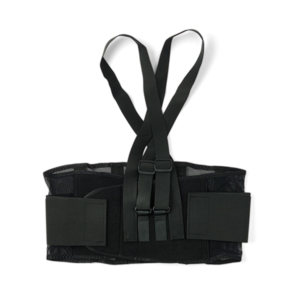 CUARD Back Support with Suspenders, Black, Size XL, Retail Packaging, 4 Supports-Case, Case of 4