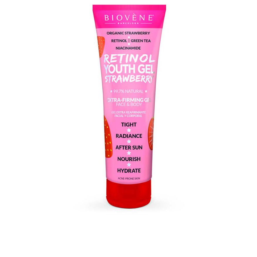Biovene Retinol Gel Youth Strawberry Ekstra oppstrammende ansikt og kropp 200ml