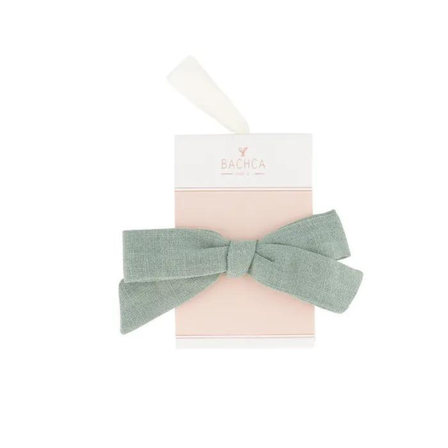 Bachca Grön grå krokodilknutklämma