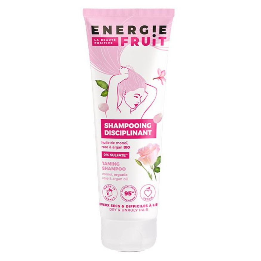 Energie Fruit Shampoo Without Sulphates Monoi Pink & Organic Argan Oil For Tørt og uregjerlig hår 250ml