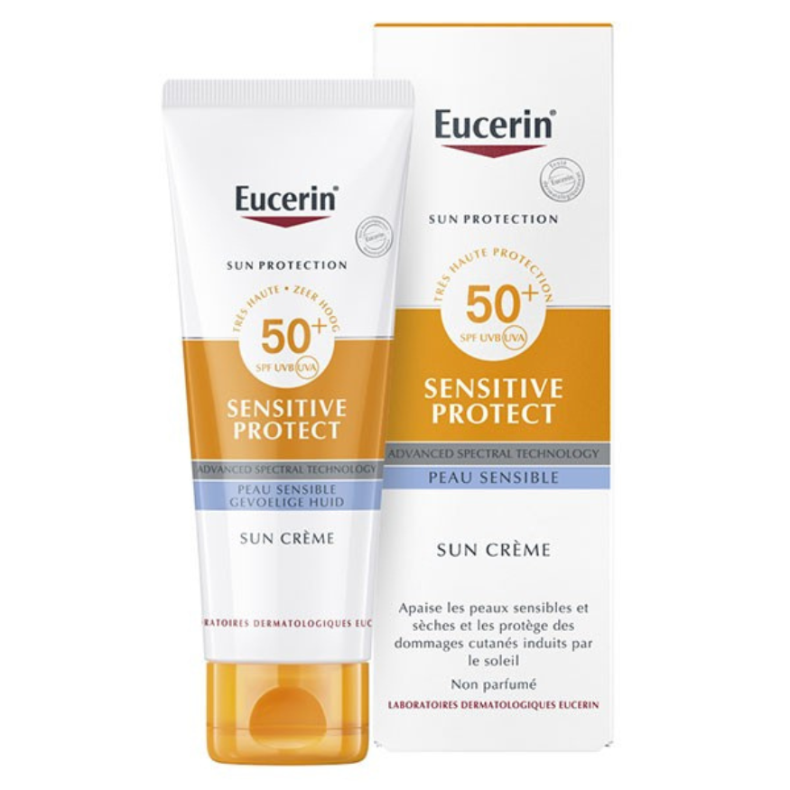 Eucerin Sensitive Protect sun protection Creams with very high protection Spf50+ Face 50ml