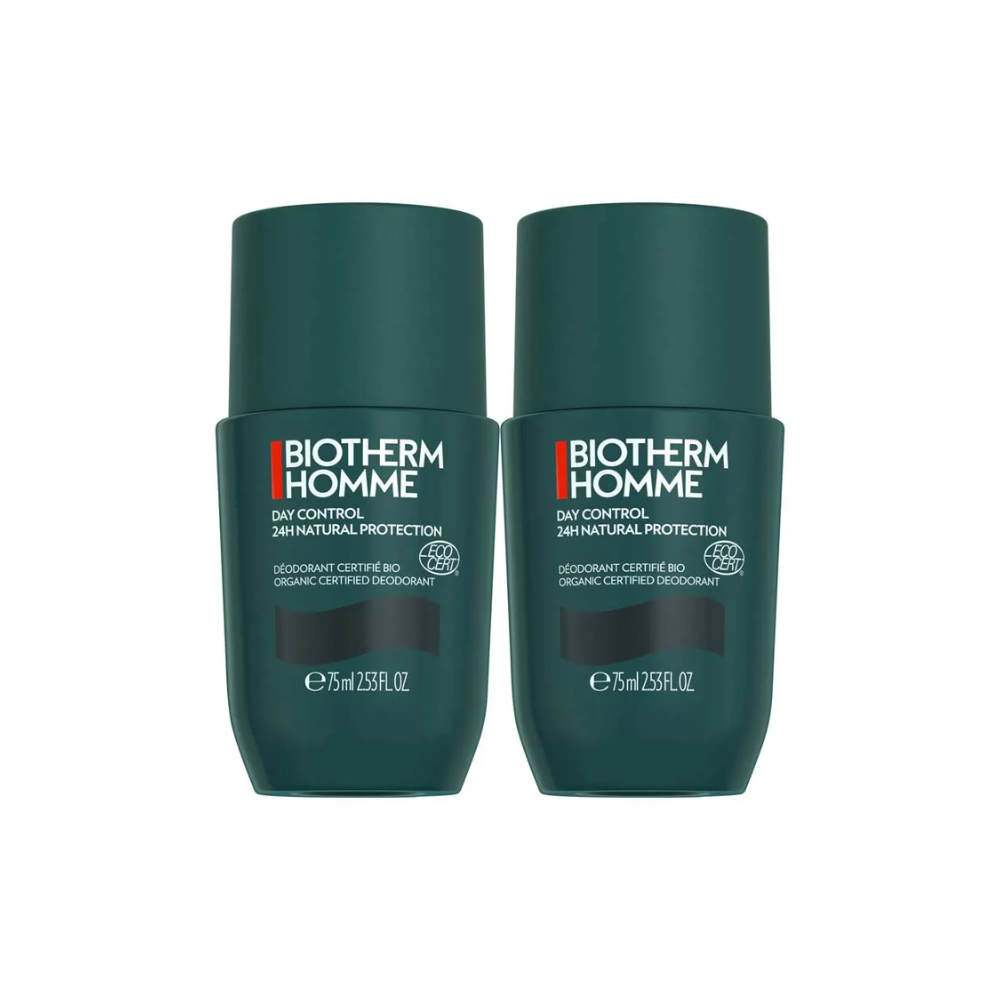 Biotherm Dag Control 24H Antiperspirant Deodorant Roll-on Herr 2x75ml
