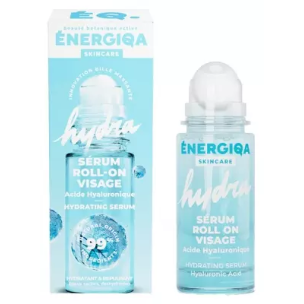 Energiqa Hudplejeserum Roll On Face Hydra Hyaluronsyre 30ml