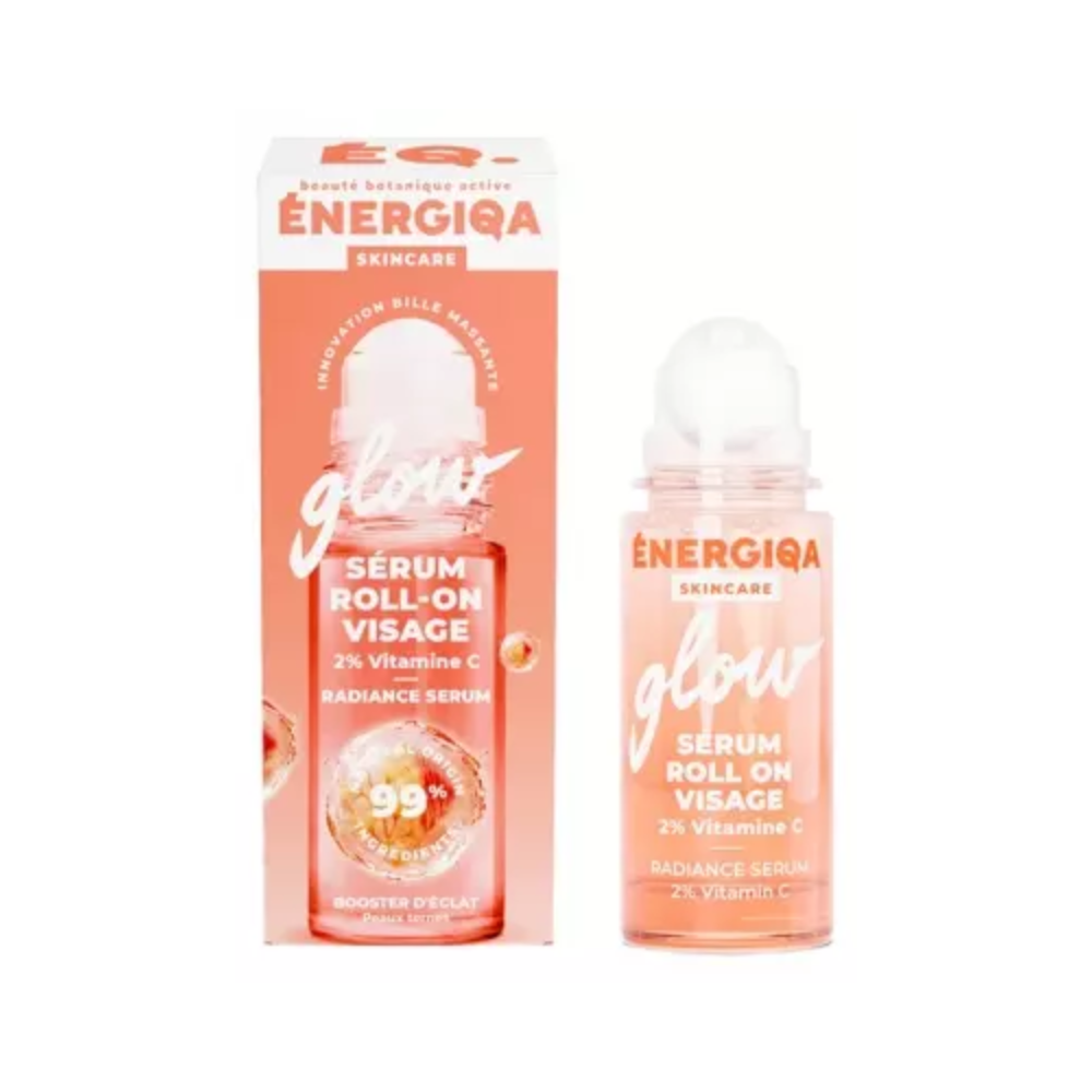 Energiqa Sérum de soin Roll On Face Glow 2% Vitamine C 30 ml