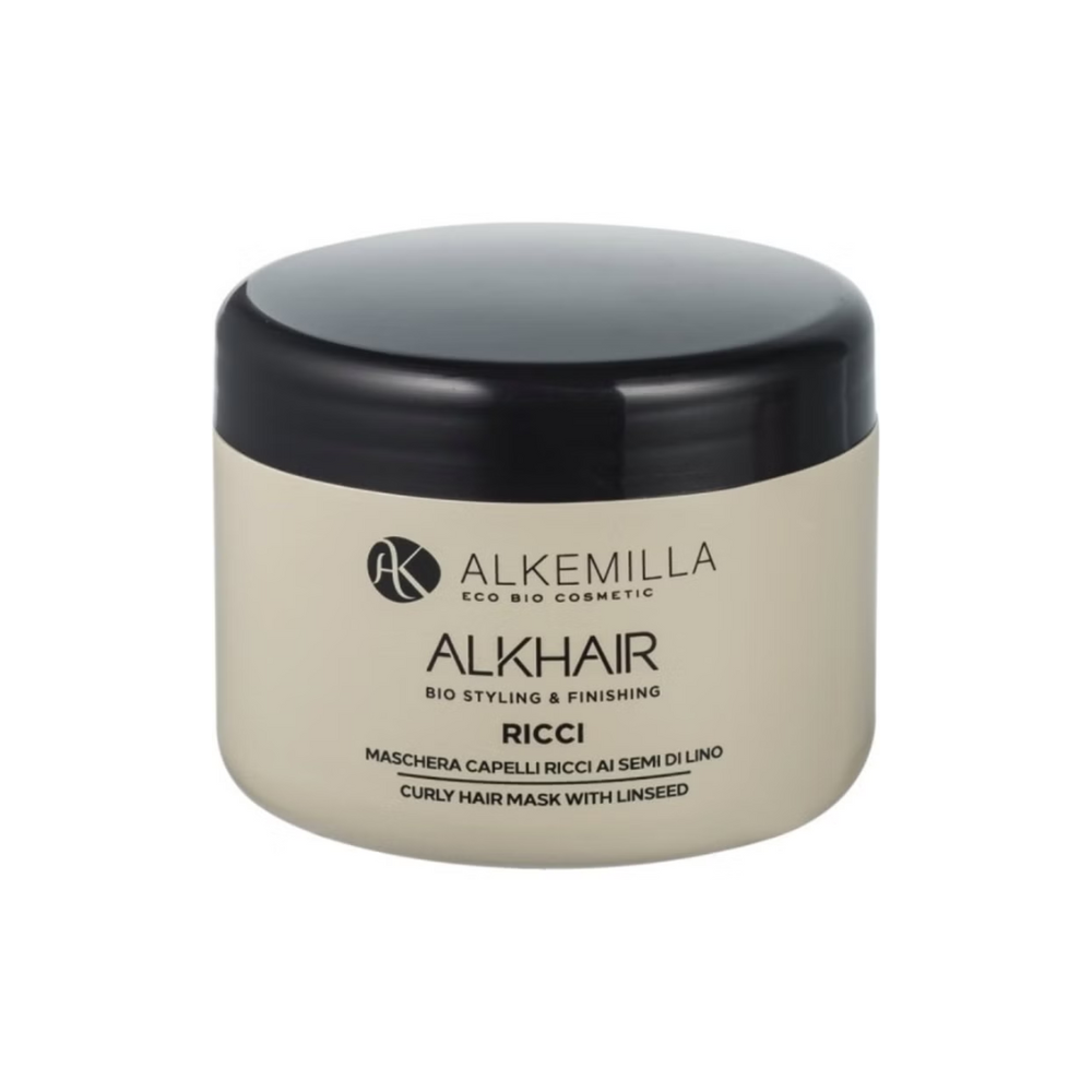 alkemilla éco bio cosmétique ALKHAIR Masque capillaire aux graines de lin RICCI+, 250 ml
