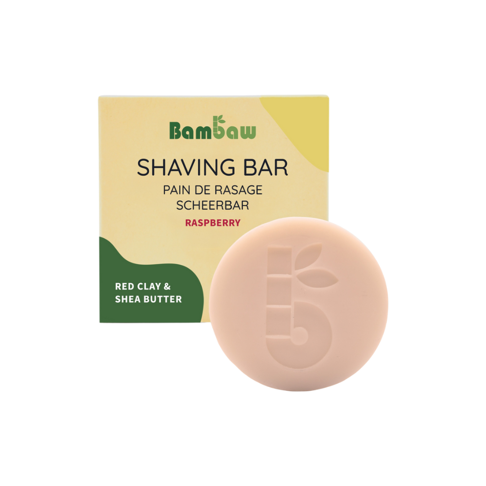 bambaw Rasierseife, Himbeere (80 g)
