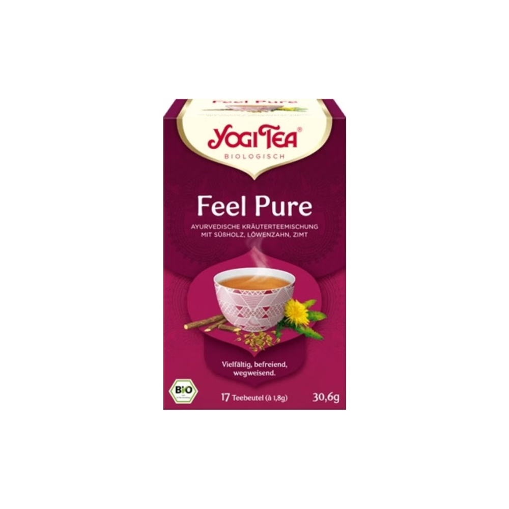 Yogi Tea Ceai de plante organic „Feel Pure”, clasic (30,60 g)