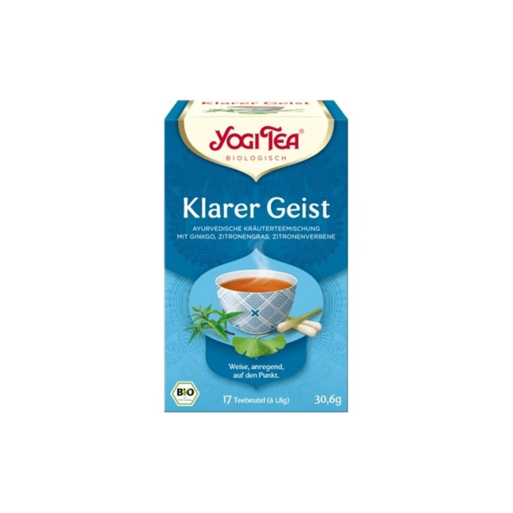 Yogi Tea Ceai de plante organic cu ginkgo, 30,60 g