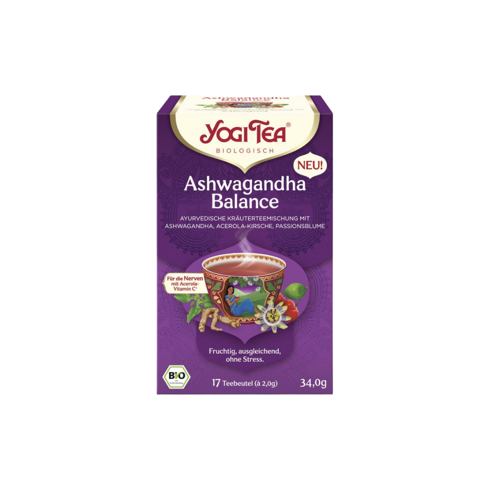 Yogi Tea Ceai organic din plante „Ashwagandha Balance”, 17 pliculețe (34 g)