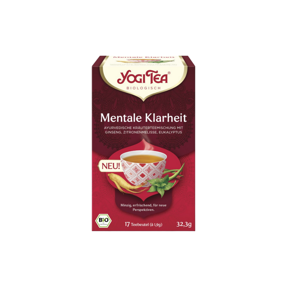 Yogi Tea Ceai de plante organic pentru minte, 17 pliculețe (32,30 g)