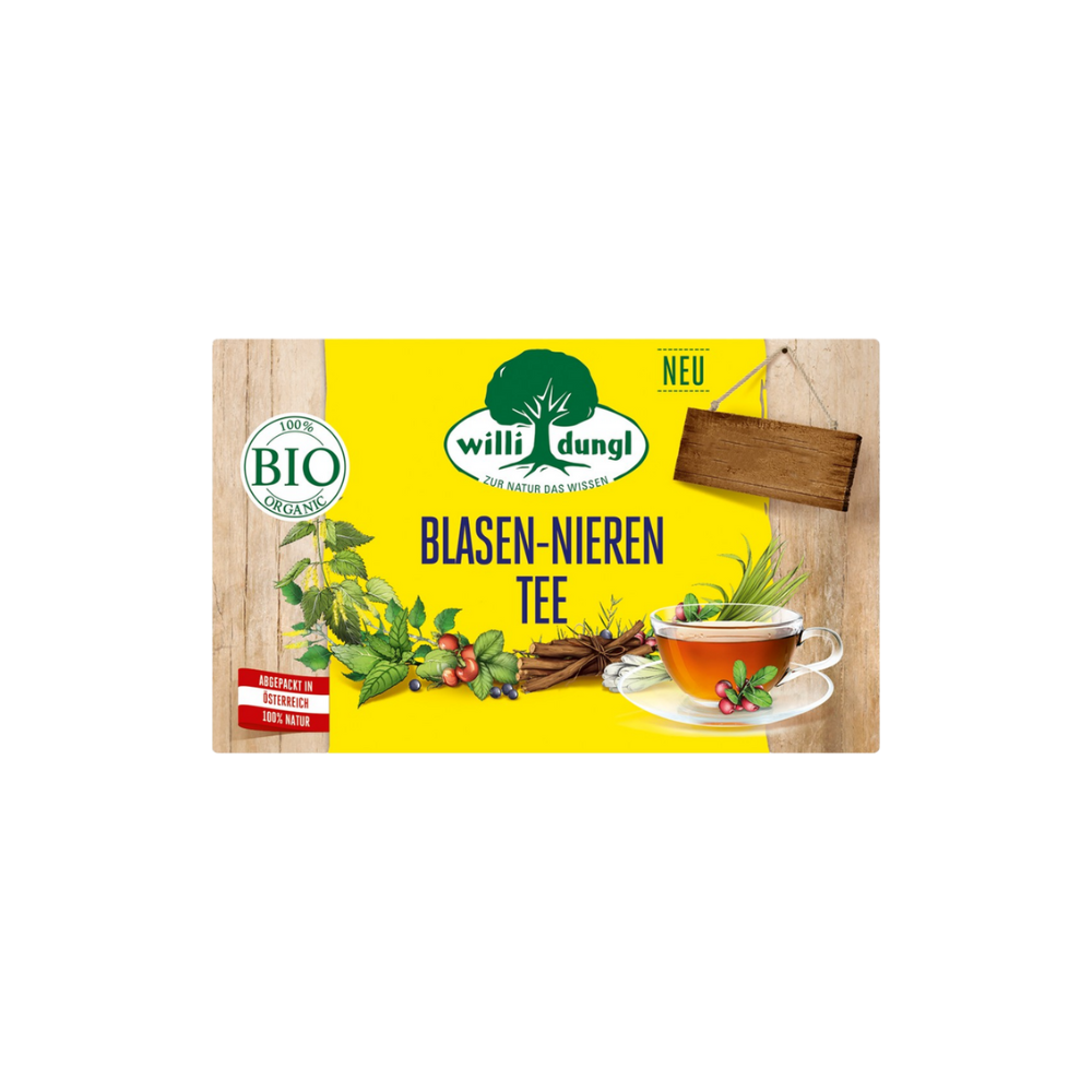 Willi Dungl Ceai de plante organic pentru rinichi și vezică urinară, 40 g