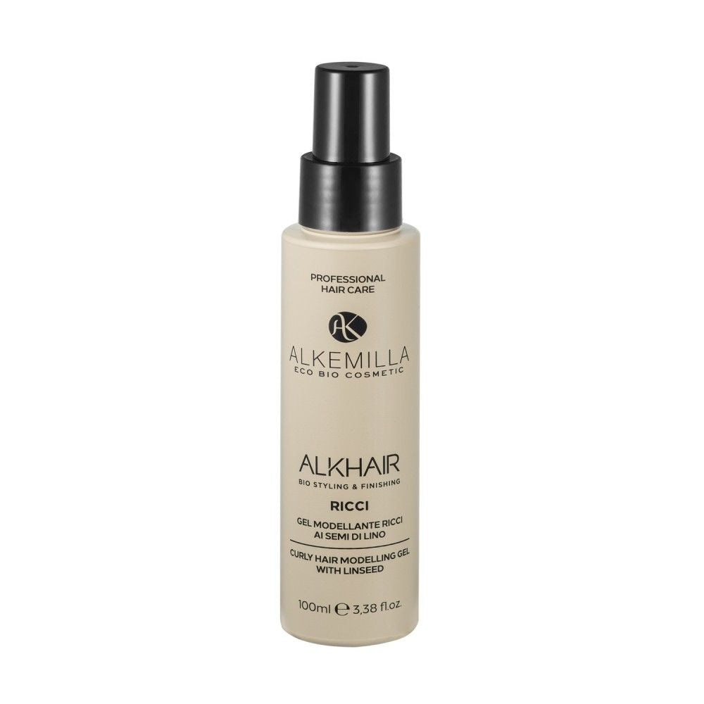 Alkemilla éco bio cosmétique ALKHAIR Gel modelant aux graines de lin pour cheveux bouclés 100 ml