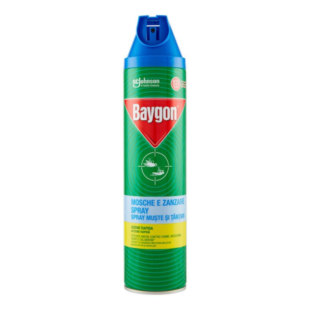 Baygon Spray împotriva muștelor și țânțarilor Baygon 400 ml