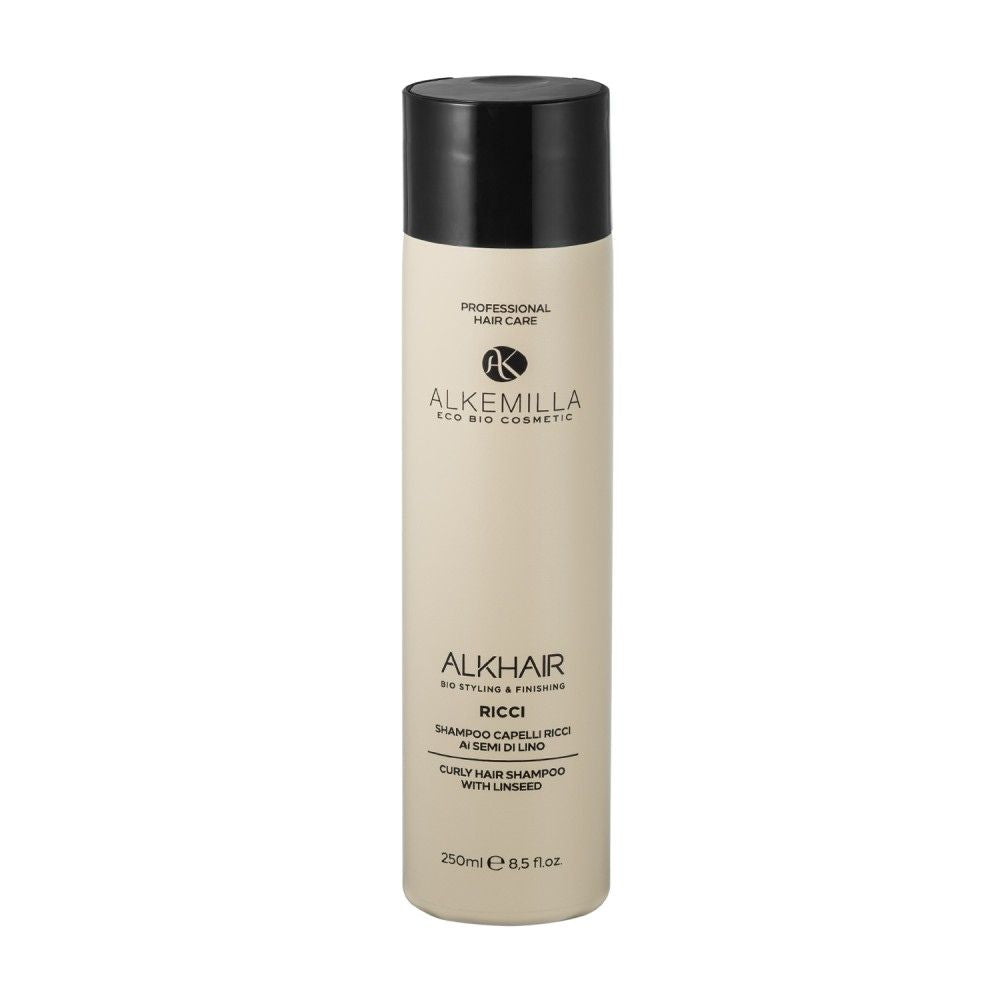 Alkemilla éco bio cosmétique ALKHAIR Shampoing aux graines de lin pour cheveux bouclés 250 ml
