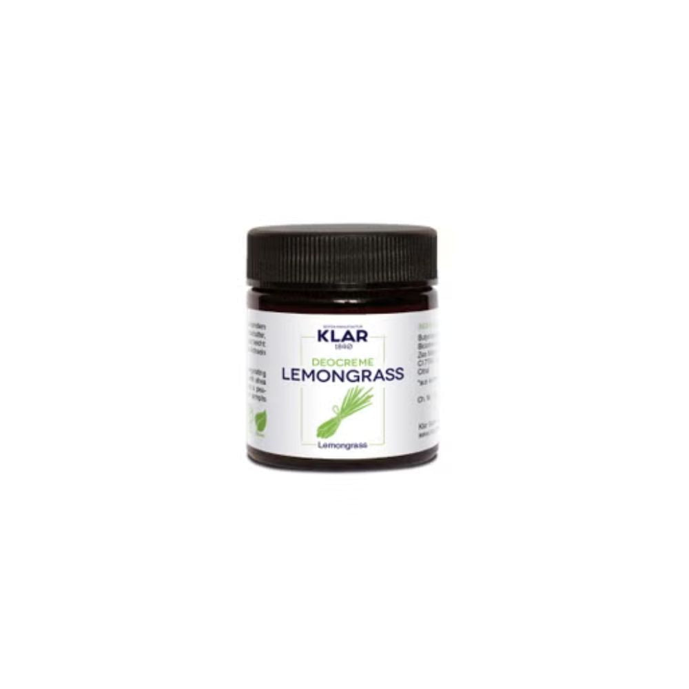 Klar Crema deodoranta Lemongrass 30 ml