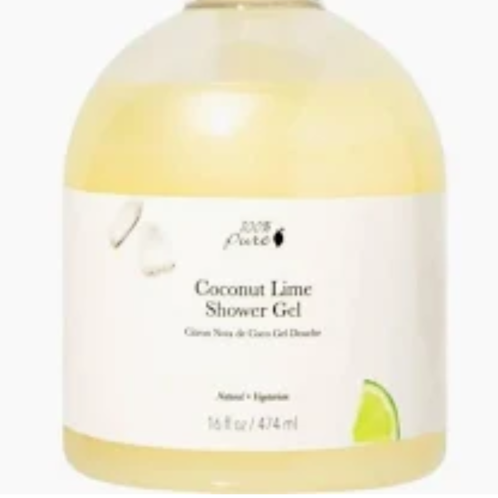 100% pure Large Coconut Lime Shower Gel (474 ml)
