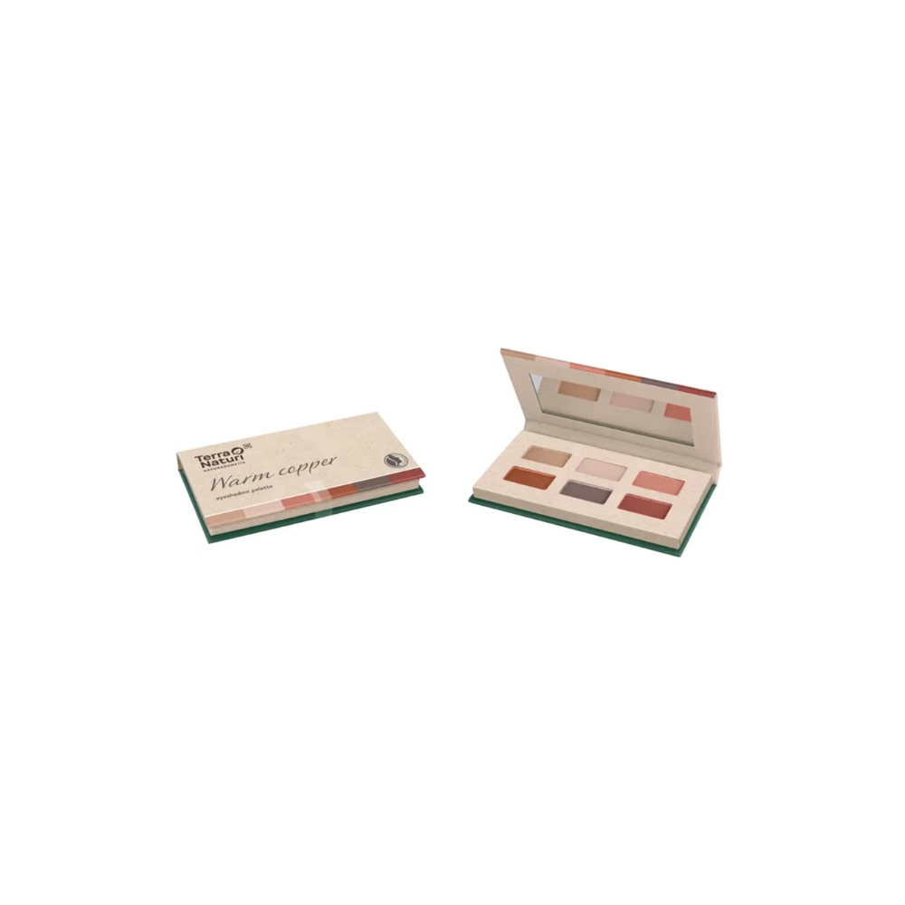 Terra naturi 6-teilige Lidschattenpalette, WARM COPPER (3,60 g)