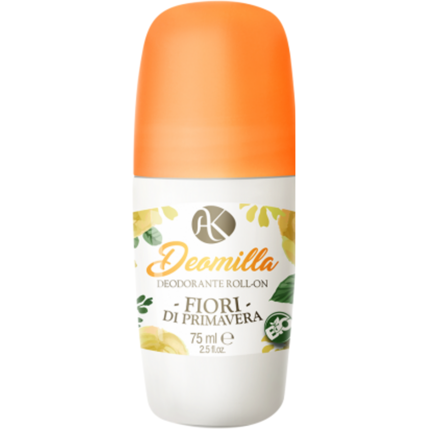 Alkemilla eko biokosmetik Deomilla Rulla på deodorant Blommor primavera (75 ml)