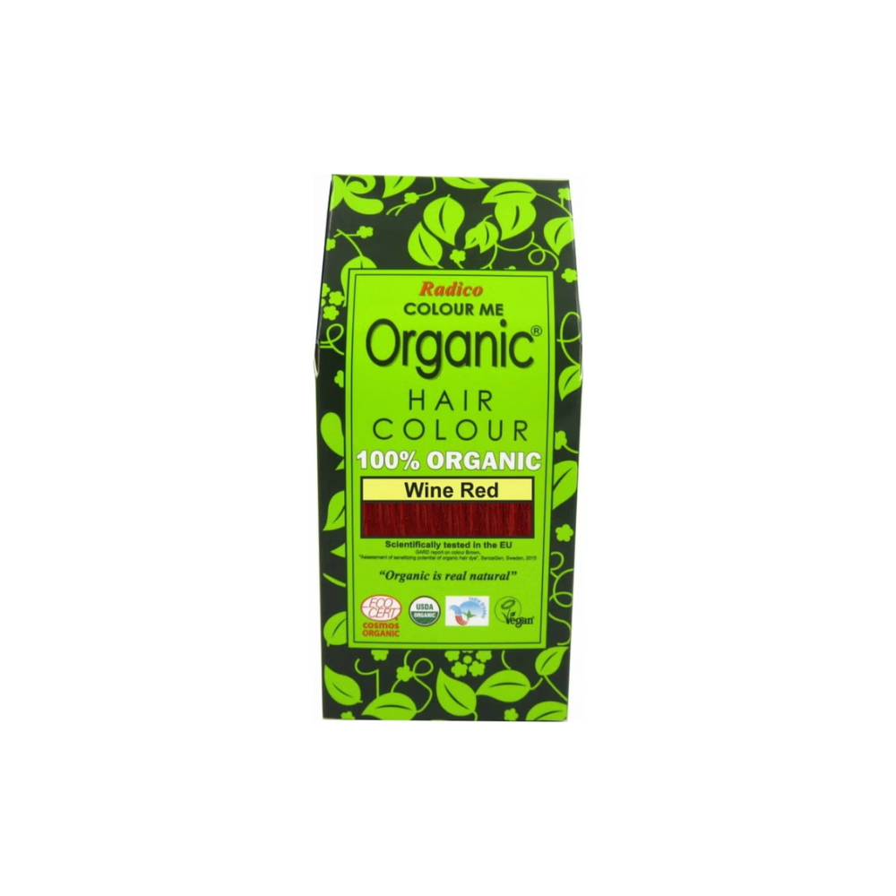 Radico Roślinna farba do włosów Wine Red, 100 g