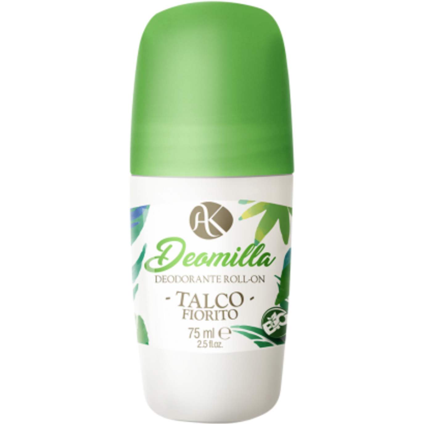 Alkemilla Öko-Bio-Kosmetik Deomilla Roll-on-Deodorant Talkum Floral (75 ml)