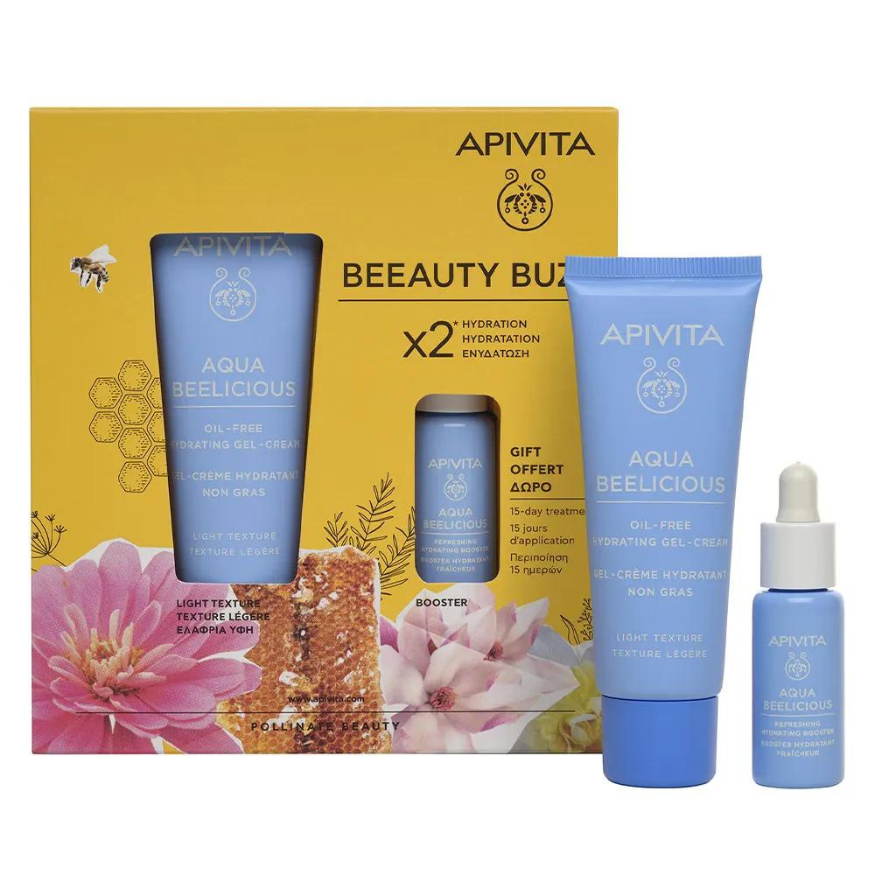 Apivita Zestaw tekstur Aqua Beelicious Light Beauty Buzz