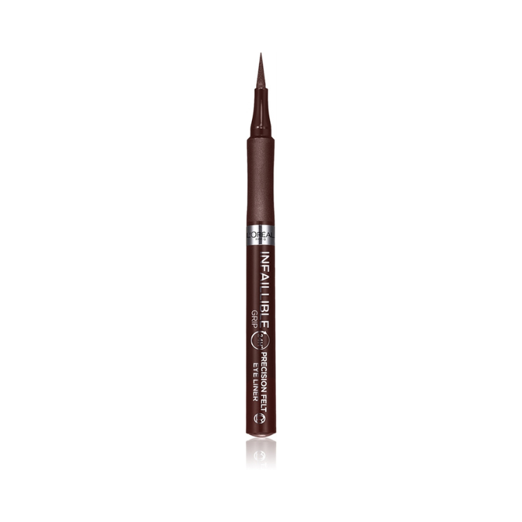 L'Oréal Paris Infaillible Grip 27H Precision Felt Eyeliner in braunem Marker 1 ml