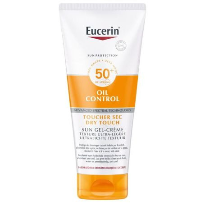 Eucerin Solkrem Gel-Cream Spf50+ Oil Control Tocco Secco 200ml