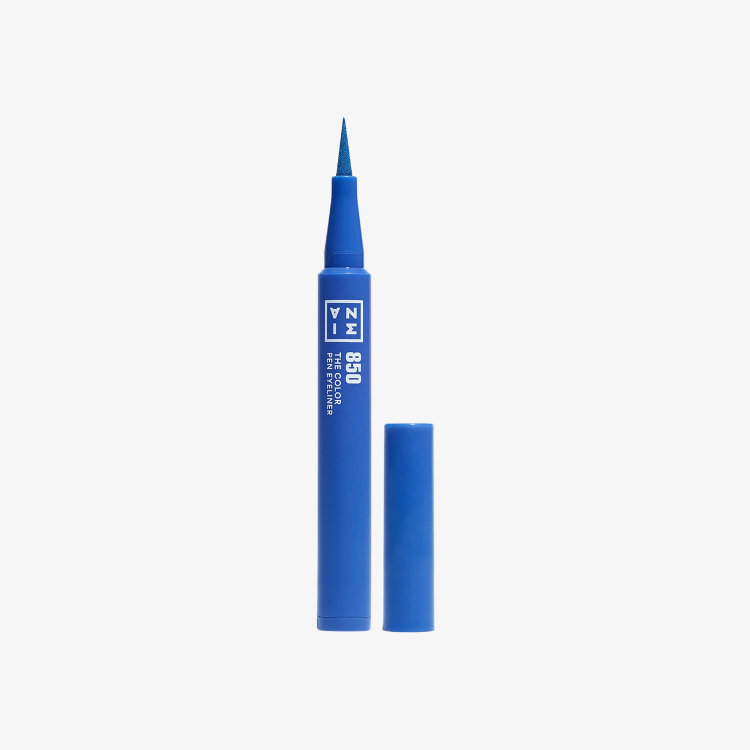 Eyeliner 3INA Der Color Mini Eyeliner in der Markerfarbe 850 – Blau 0,6 ml