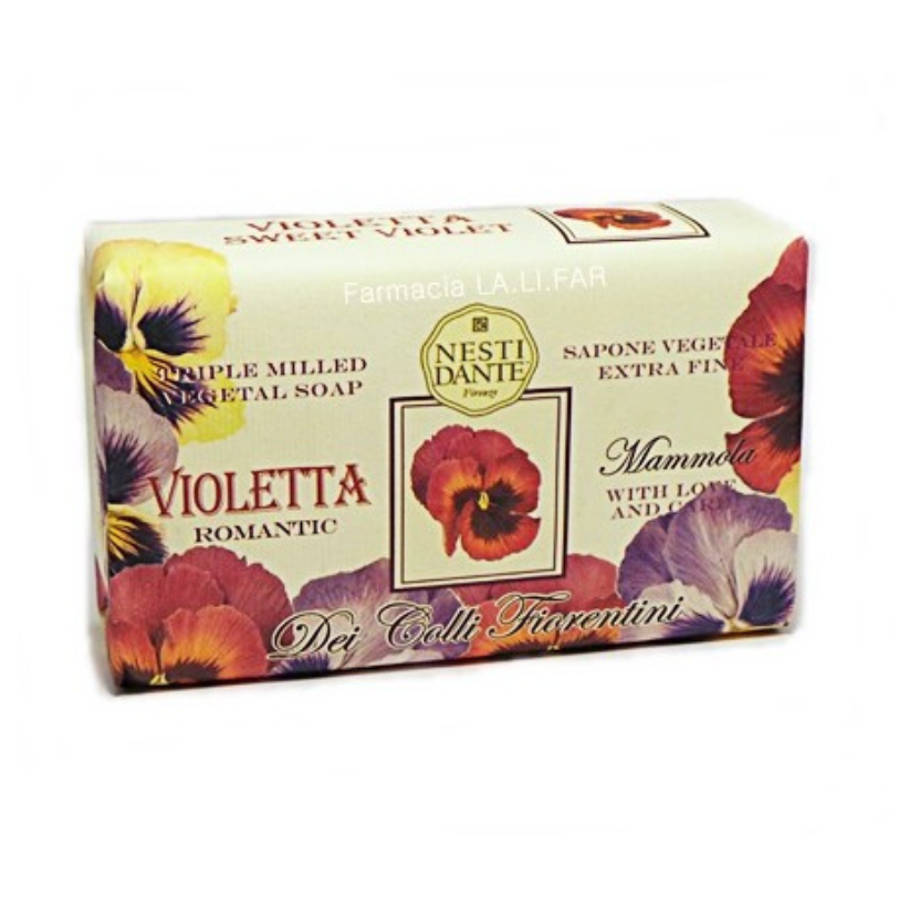 Nesti Dante Dei Colli Fiorentina Potrójnie Zmielone Mydło Roślinne Violetta Romantic 250 g