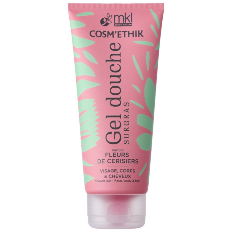 MKL Green Nature - Cosm'Ethik - Surgras dusjgelé med kirsebærblomster 200 ml
