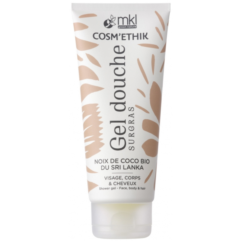 MKL Green Nature - Cosm'Ethik - Organisk Sri Lankas kokosnøtt Surgras dusjgelé 200 ml