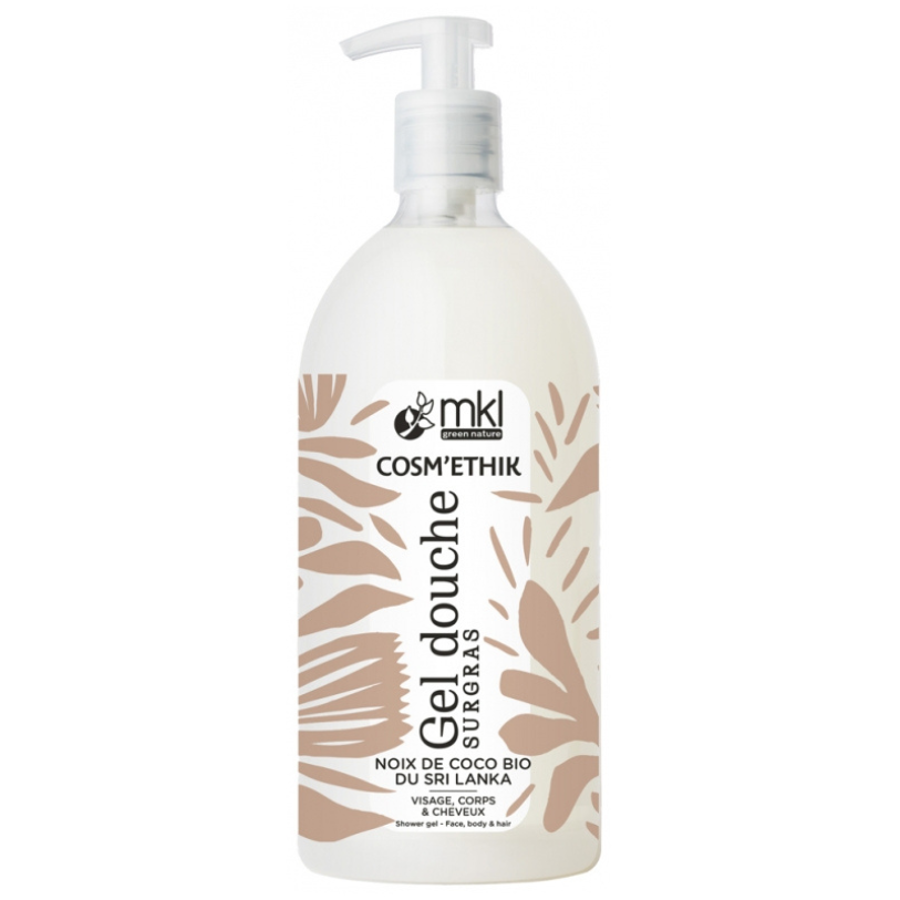 MKL Green Nature - Cosm'Ethik - Organic Coconut Surgras Shower Gel från Sri Lanka 1L