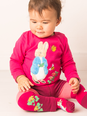 Blade & Rose Peter Rabbit Autumn Leaf Top 0-6 Months Matron Inn