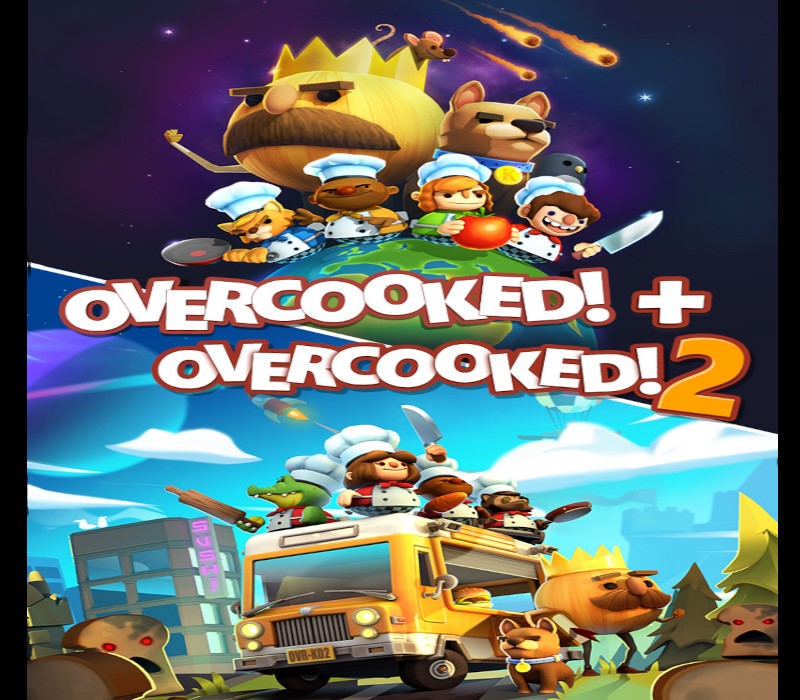 Overcooked! + Overcooked! 2 XBOX One - Xbox Series X|S Account