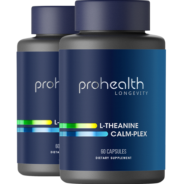 L-Theanine Calm-Plex - 100 mg, 60 capsules - 2 pack | ProHealth