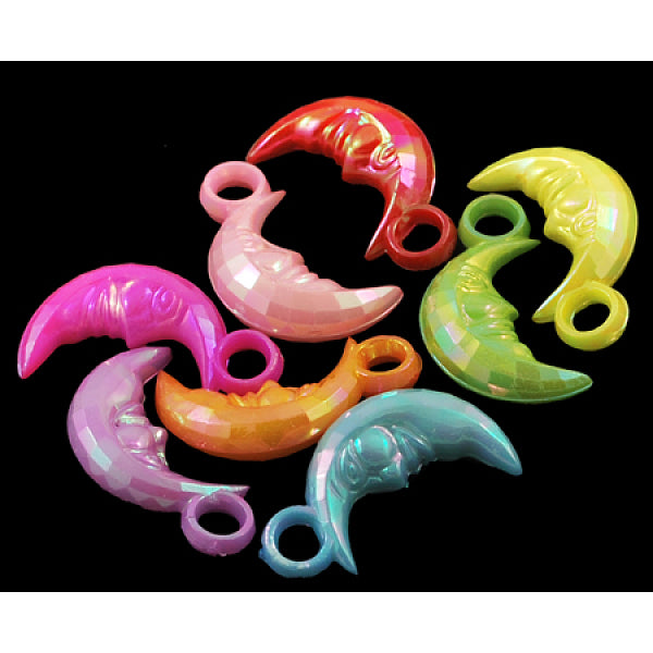 Pendentifs en acrylique de placage