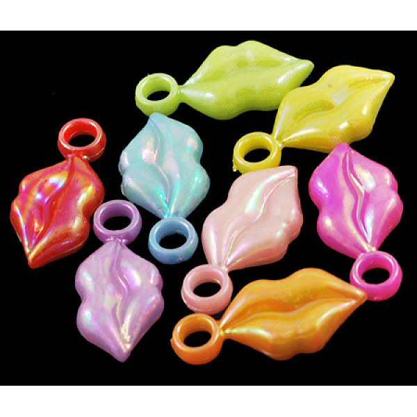 Pendentifs en acrylique de placage