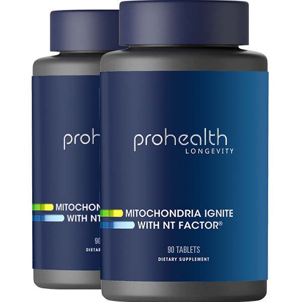 Mitochondria Ignite™ with NT Factor® - 675 mg, 90 tablets - 2 pack | ProHealth