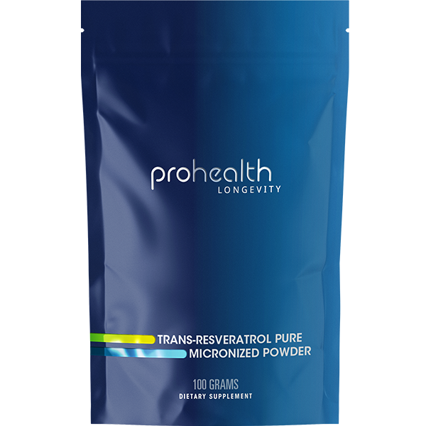 Bulk Trans-Resveratrol Powder - Brain Health - 100 grams | ProHealth